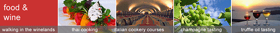 Food and Wine holidays