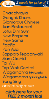 click here for 2 for 1 meals at many Chinese restaurants in Manchester